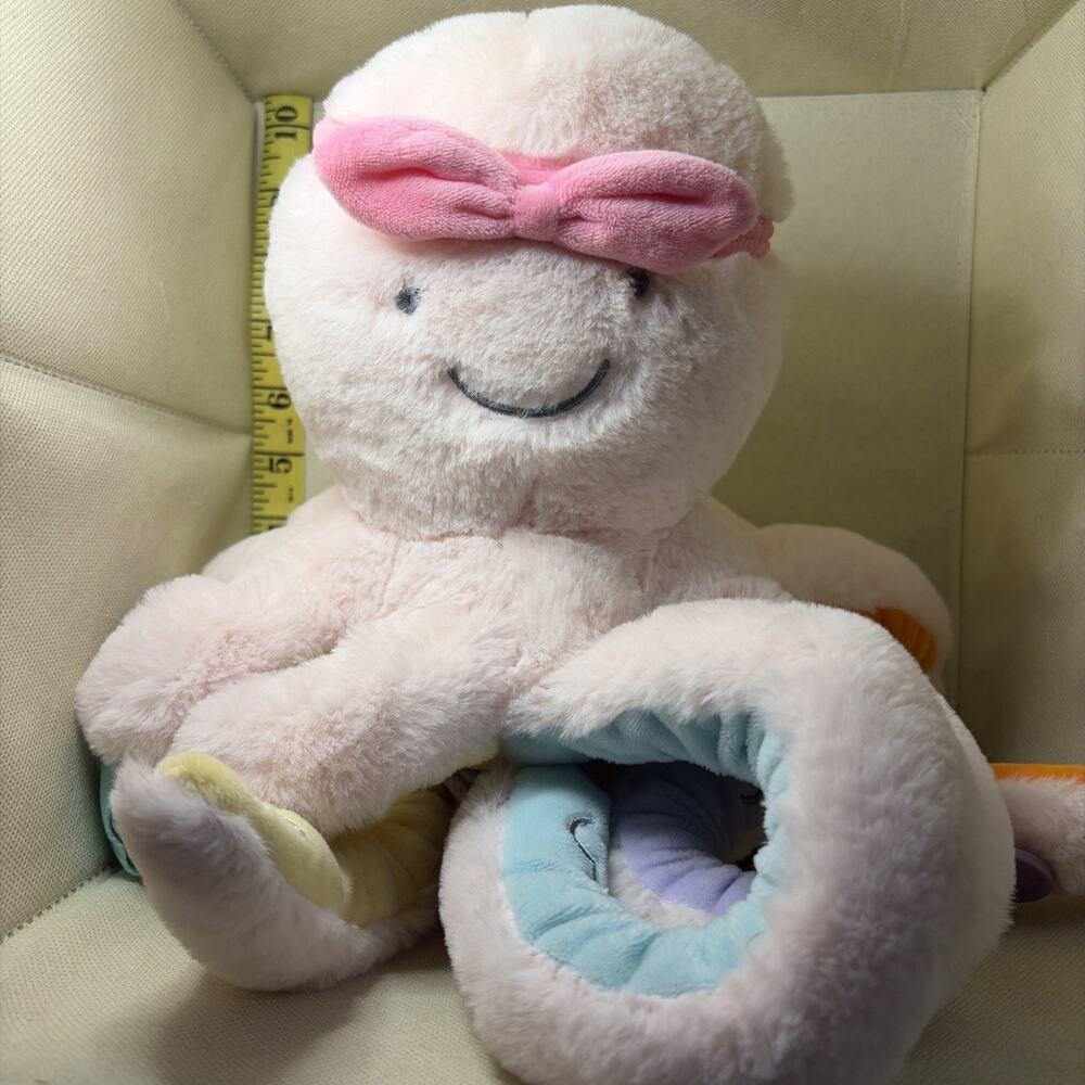 Mud Pie Octopus Octivity Activity 17” Toy Baby Learning Toy Plush (D)